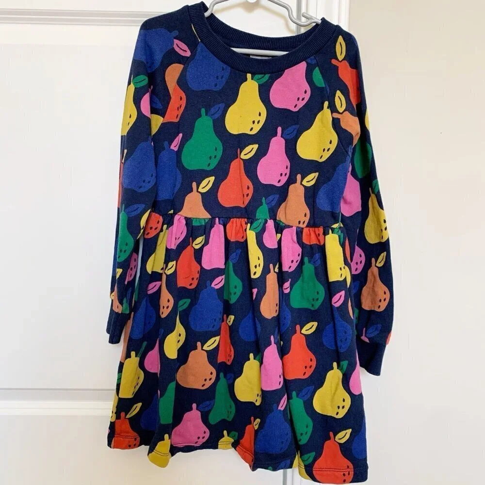 Hanna Andersson Girl Sweatshirt dress 6-7 years